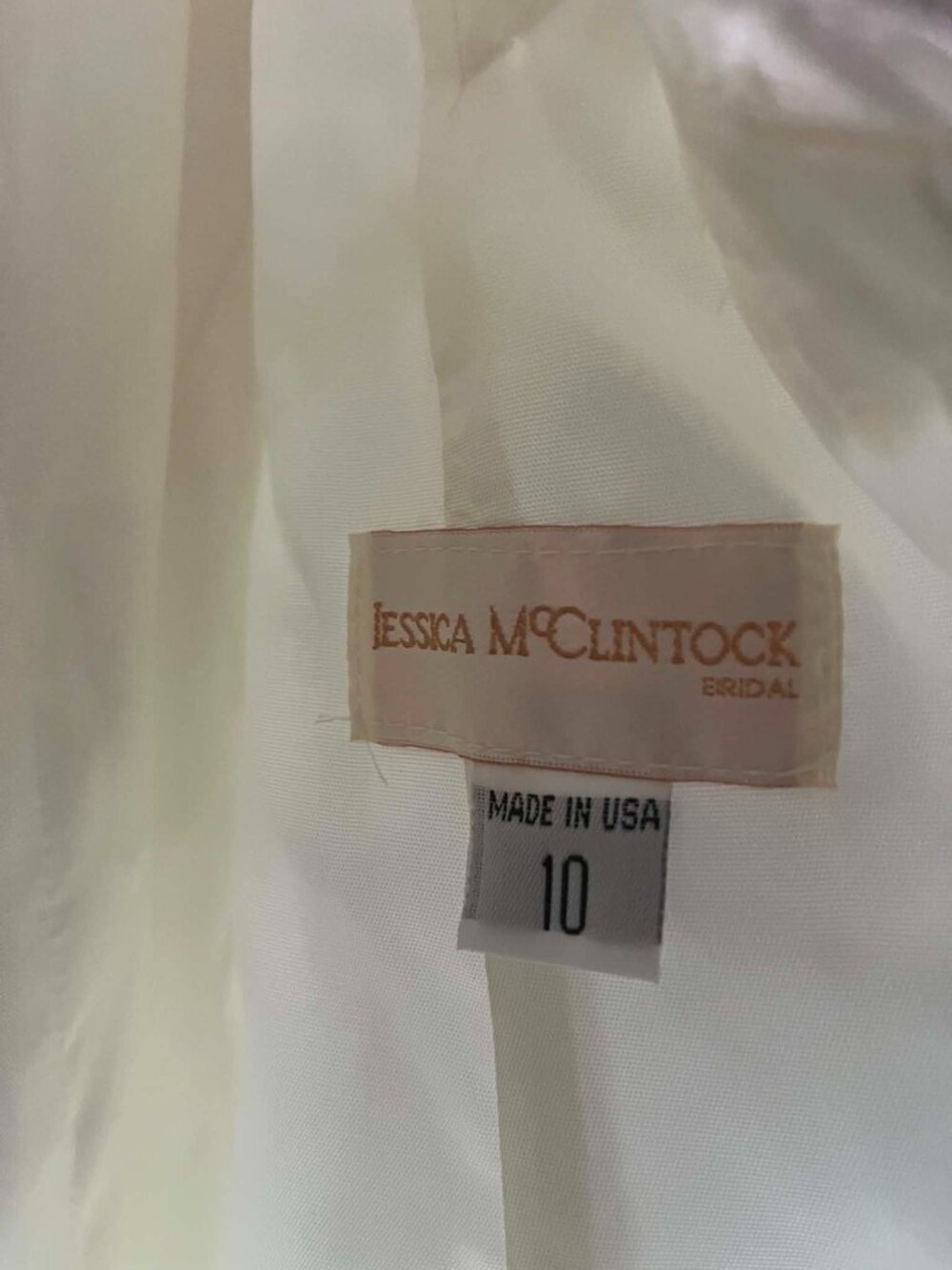Jessica McClintock Gorgeous Vintage Lace Wedding Dress
-NWT Size 10 - Picture 3 of 16